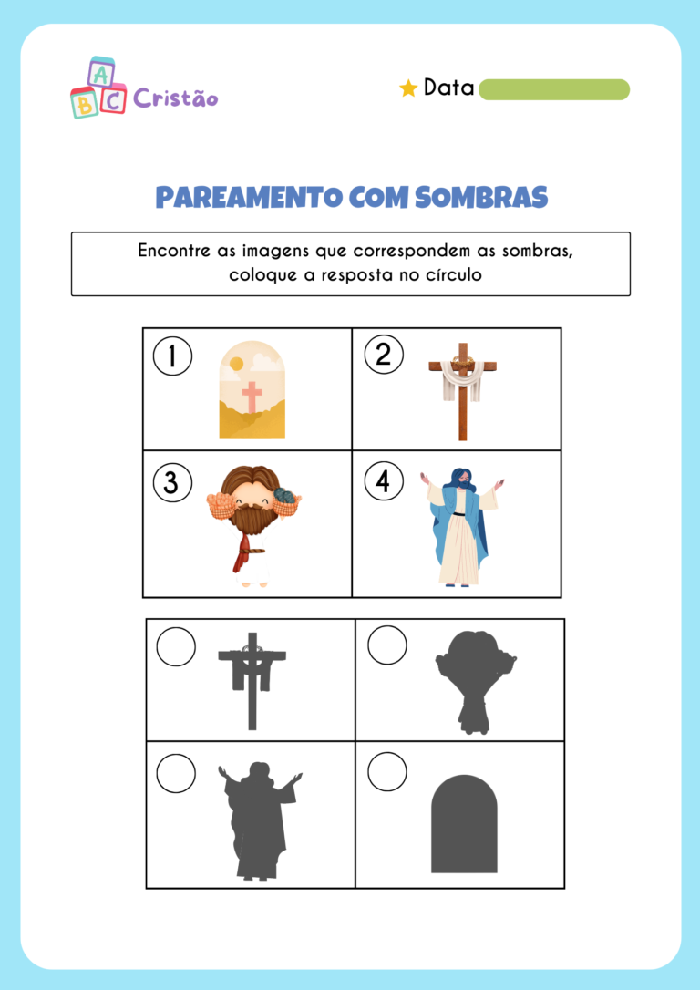 Caderno - pareamento com sombras